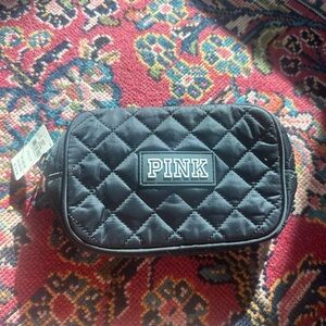 PINK Victoria's Secret Black Quilted Crossbody
